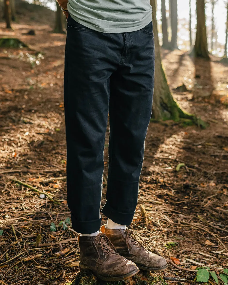 Pants|Best Sellers>Floris van Bommel 365 5 Pocket Trouser Black
