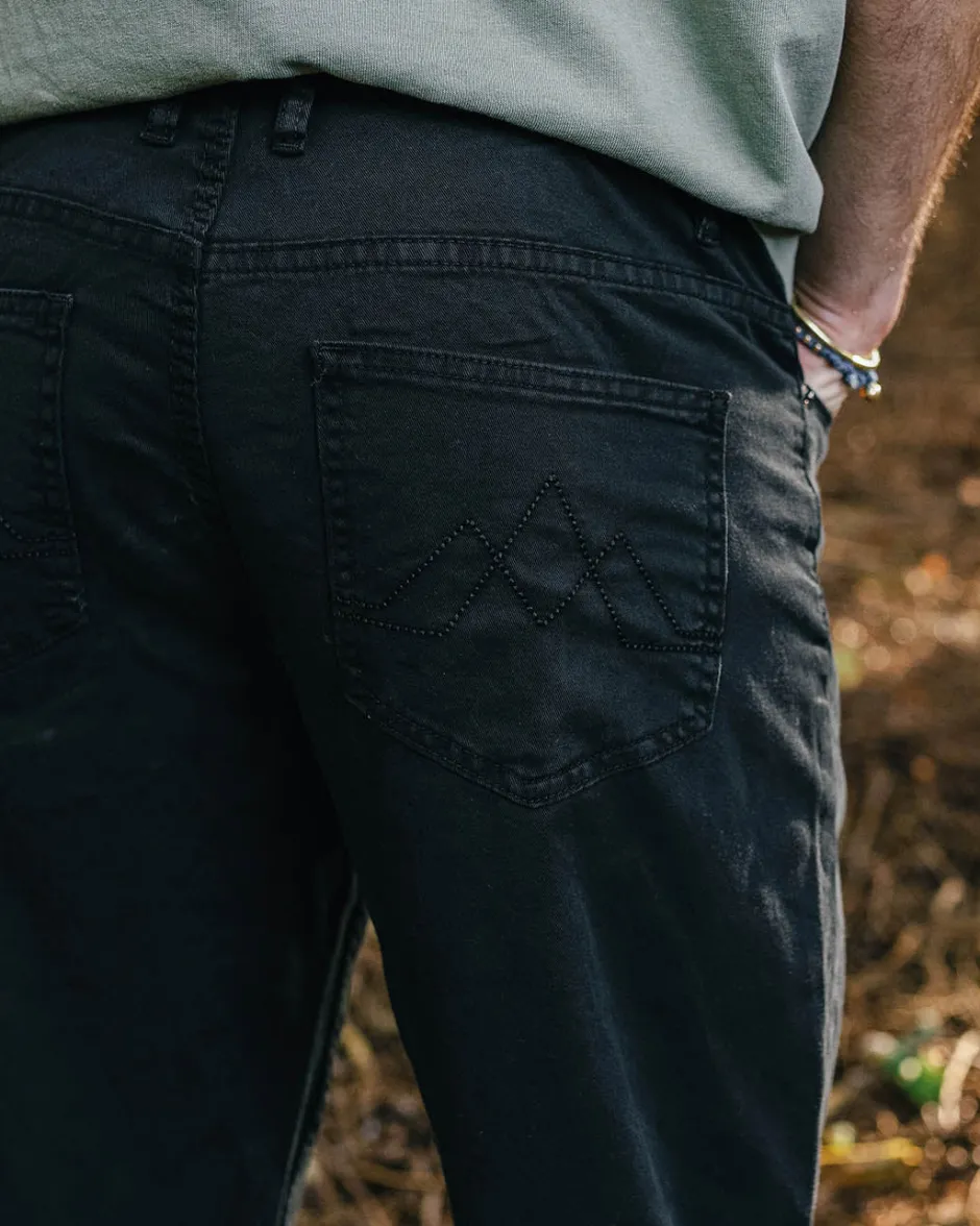 Pants|Best Sellers>Floris van Bommel 365 5 Pocket Trouser Black