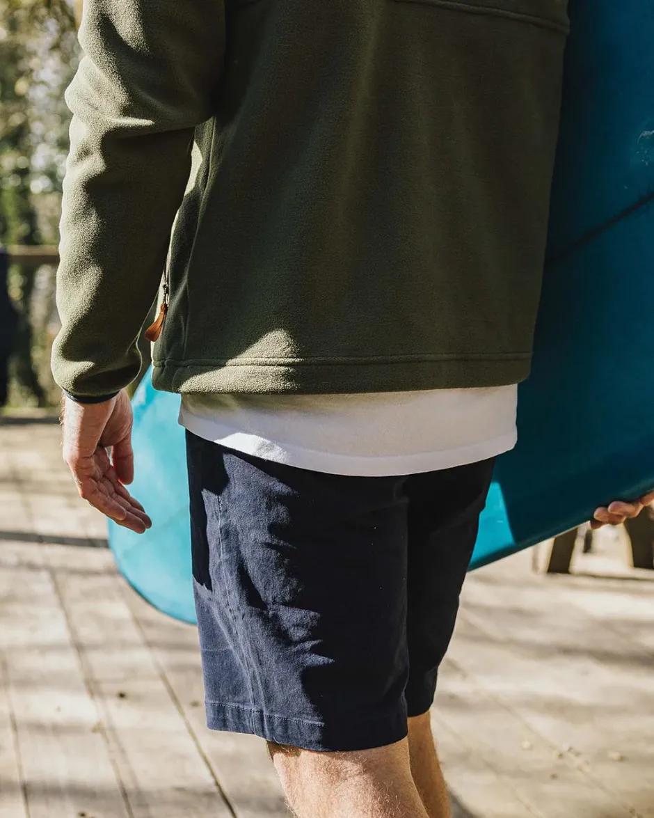 Shorts|Best Sellers>Floris van Bommel 365 Organic Cotton Shorts Deep Navy