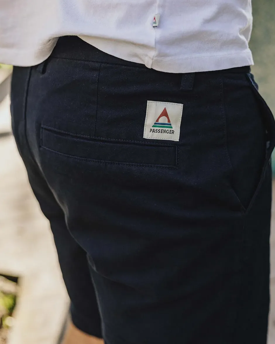 Shorts|Best Sellers>Floris van Bommel 365 Organic Cotton Shorts Deep Navy