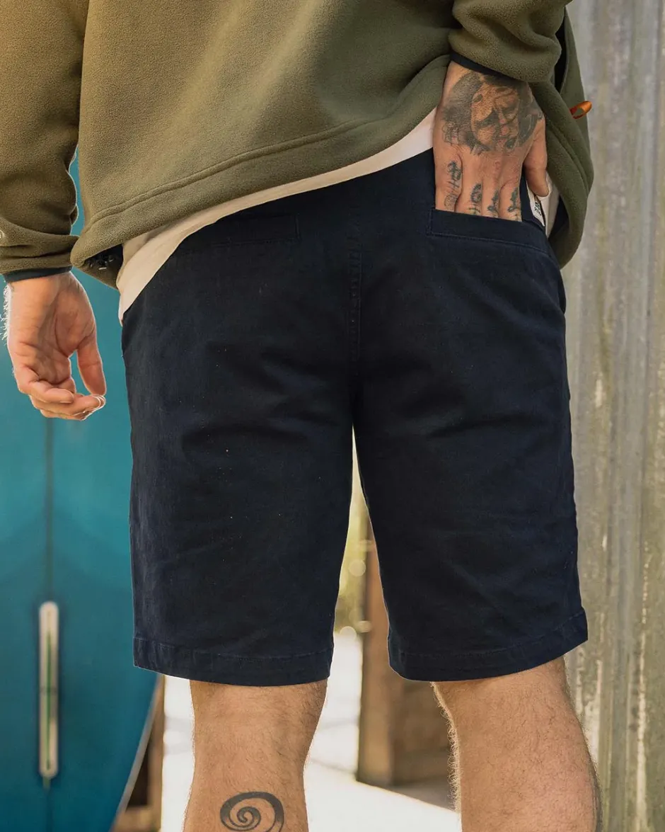 Shorts|Best Sellers>Floris van Bommel 365 Organic Cotton Shorts Deep Navy