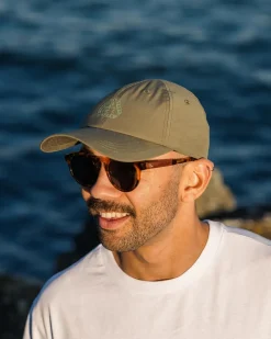Accessories|Caps & Hats>Passenger Active Recycled 6 Panel Cap Dusty Olive