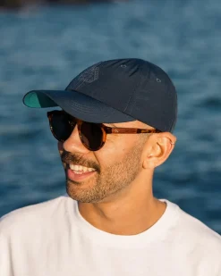 Caps & Hats|Caps & Hats>Floris van Bommel Active Recycled 6 Panel Cap Dark Denim