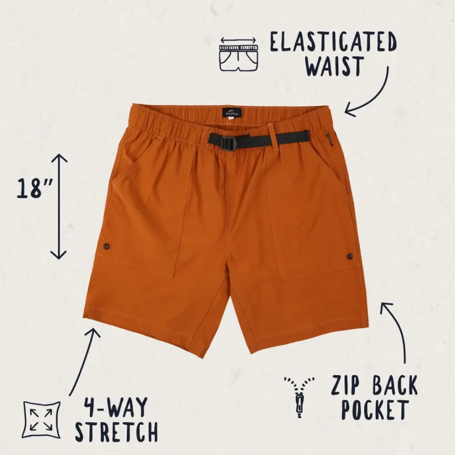 Shorts|Men's Outlet>Floris van Bommel Adventure Organic All Purpose Short Glazed Ginger