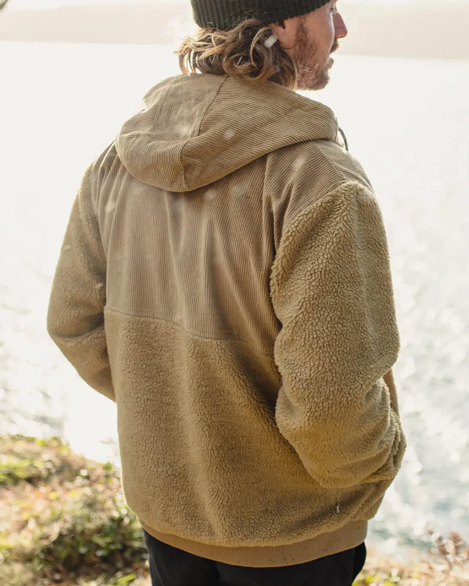 Fleece|Fleece>Floris van Bommel Adventure Recycled Deep-Pile Sherpa Fleece Biscuit