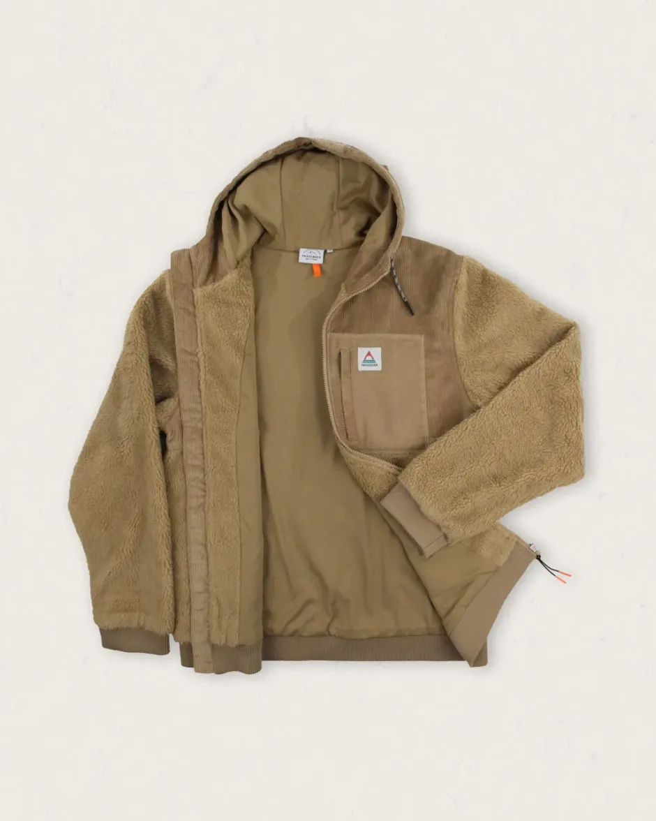 Fleece|Fleece>Floris van Bommel Adventure Recycled Deep-Pile Sherpa Fleece Biscuit