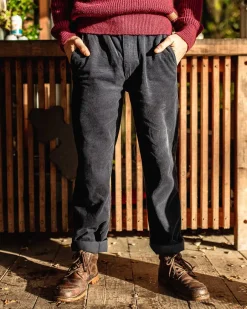 Pants|Best Sellers>Floris van Bommel Adventurer Cord Pants Deep Navy