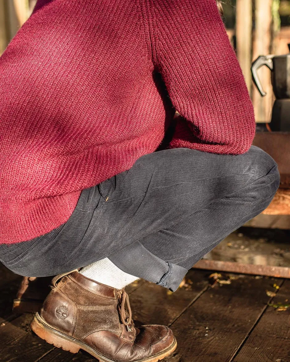 Pants|Best Sellers>Floris van Bommel Adventurer Cord Pants Deep Navy