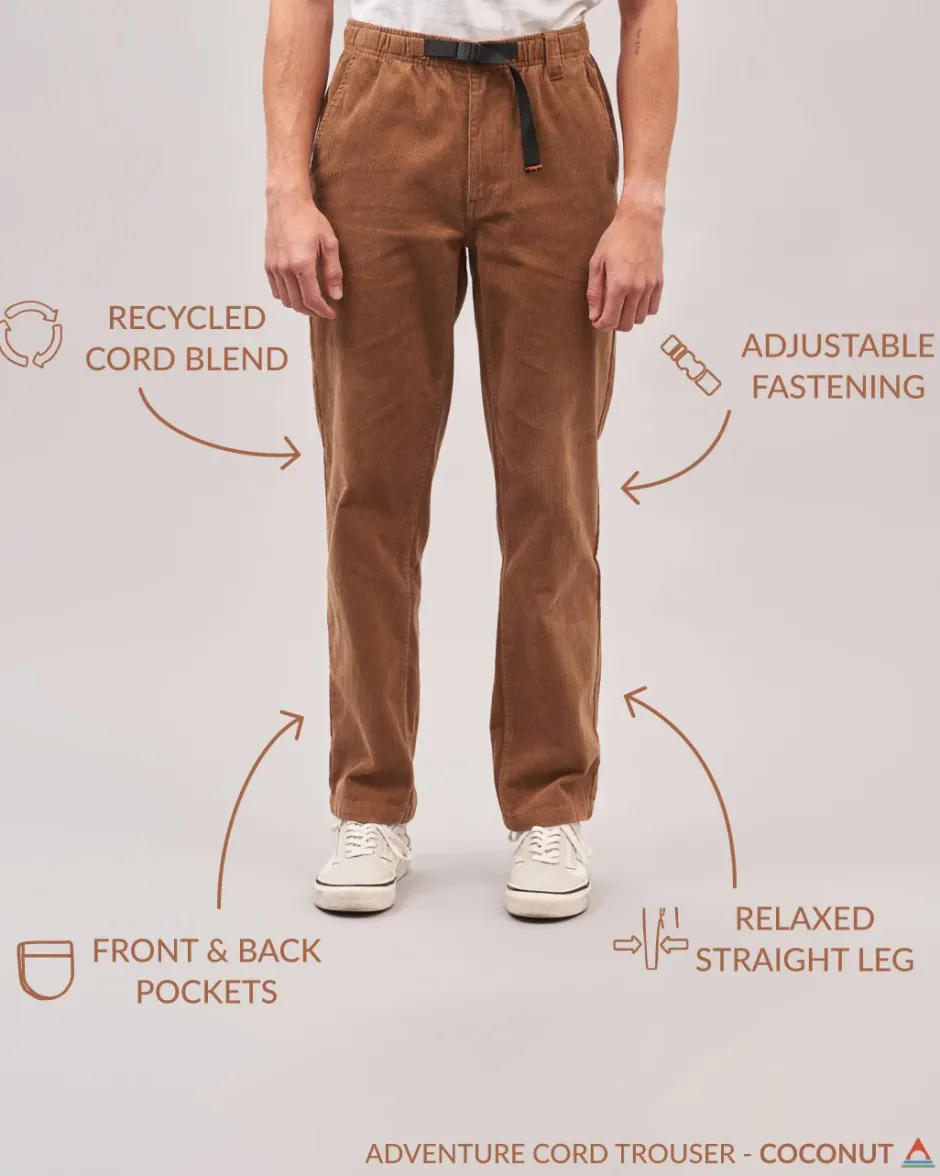 Pants|Best Sellers>Floris van Bommel Adventurer Cord Pants Coconut