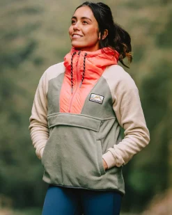Fleece|Fleece>Passenger Alexander Recycled Polar Hooded Fleece Pistachio