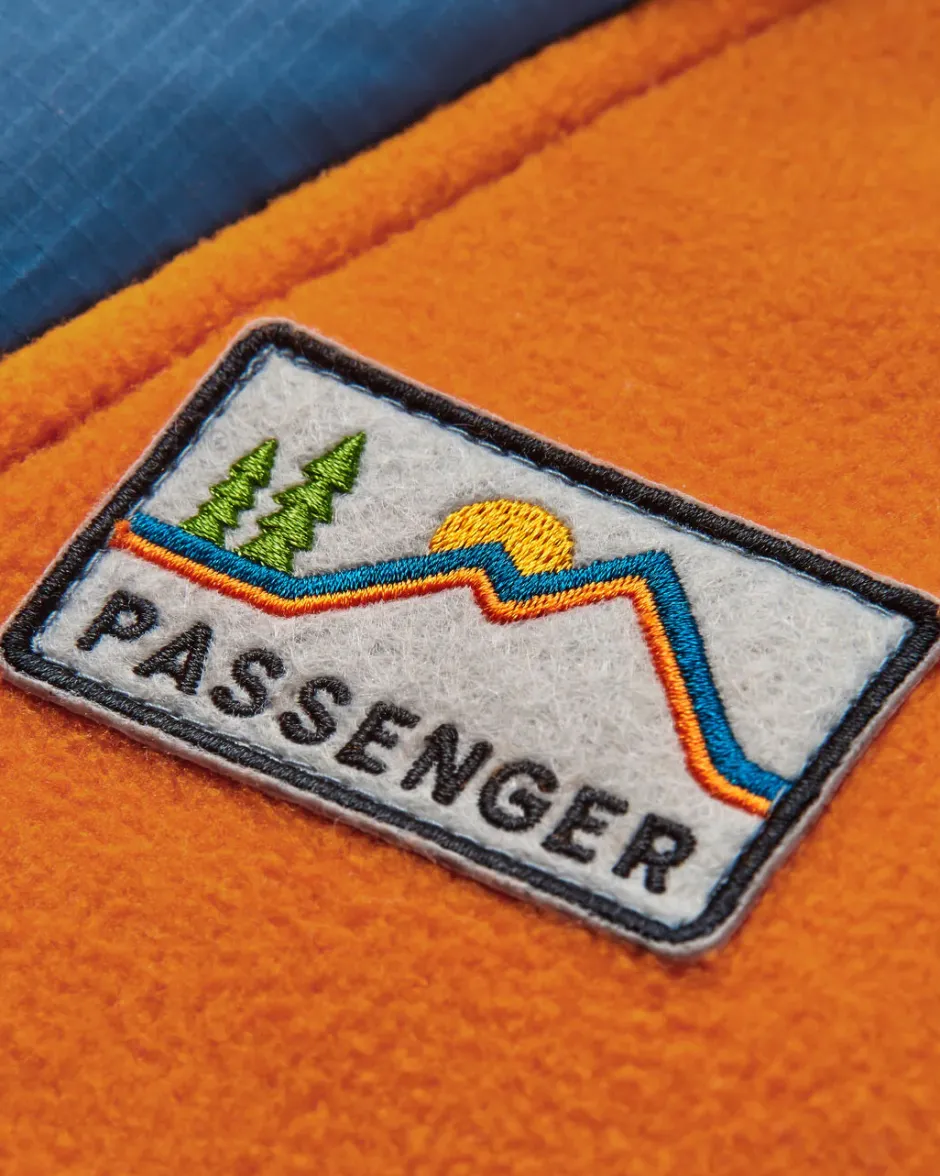 Winter Road Trip Essentials|Best Sellers>Passenger Alexander Recycled Polar Hooded Fleece Sunrise Orange