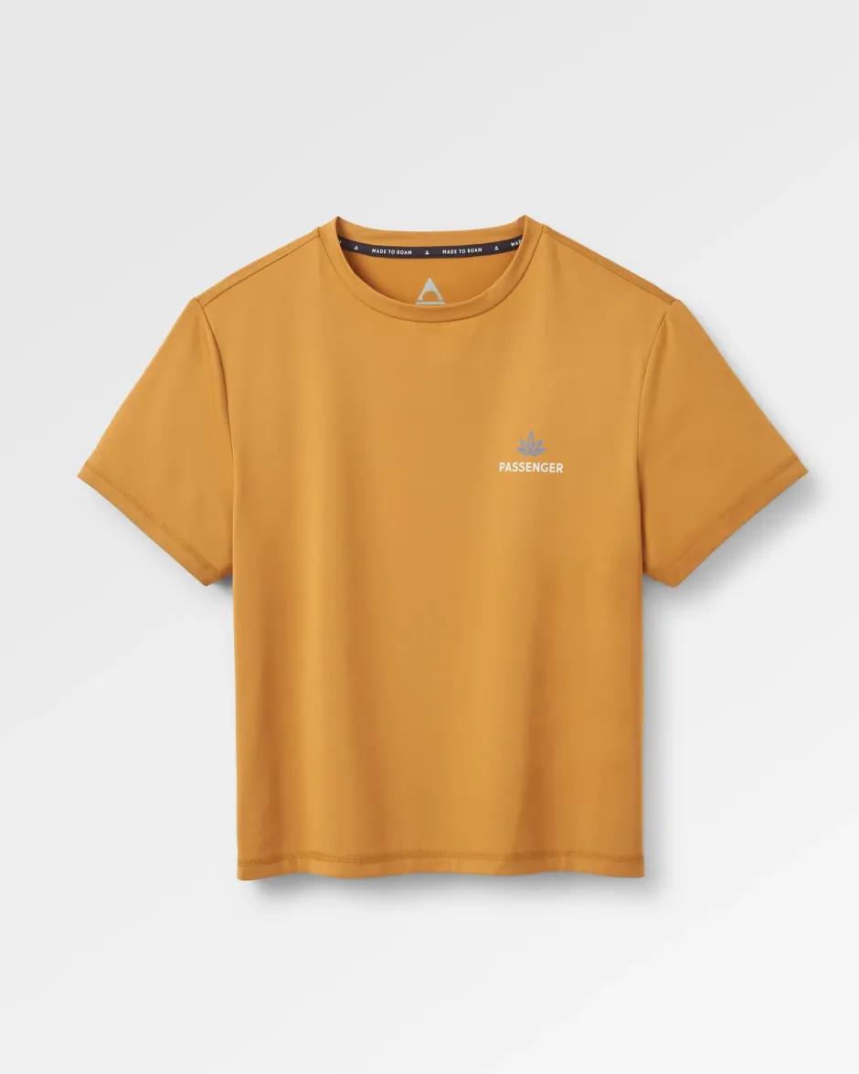Tops & T-Shirts|Activewear>Passenger Align Active Recycled T-Shirt Dusty Ochre