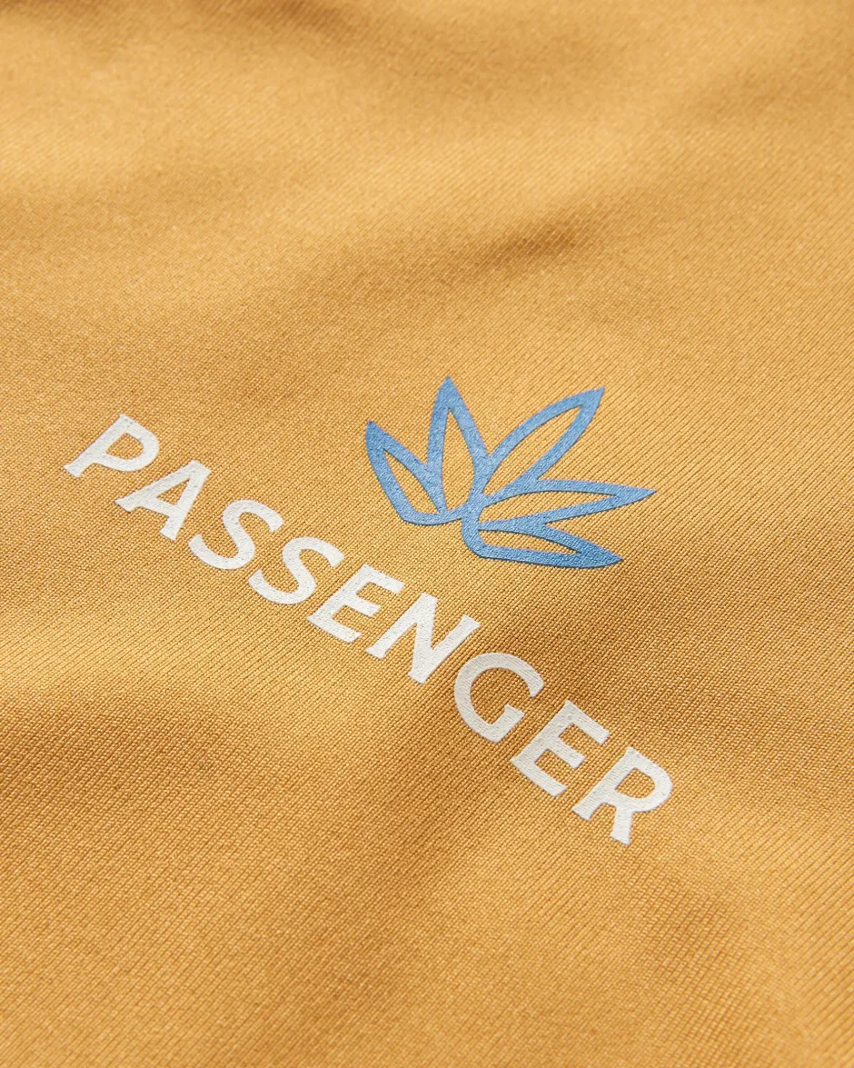 Tops & T-Shirts|Activewear>Passenger Align Active Recycled T-Shirt Dusty Ochre