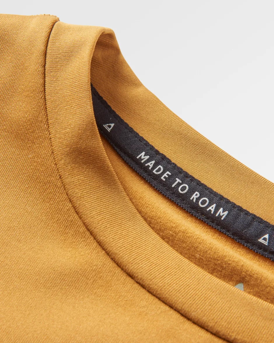 Tops & T-Shirts|Activewear>Passenger Align Active Recycled T-Shirt Dusty Ochre
