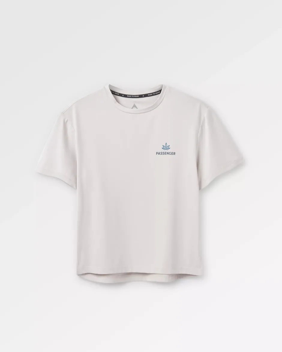 Tops & T-Shirts|Activewear>Passenger Align Active Recycled T-Shirt Vintage White