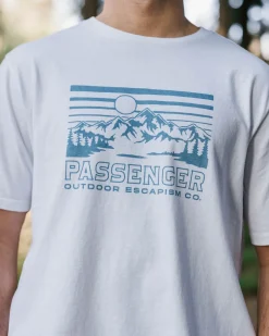 T-Shirts & Tank Tops>Passenger Alp Recycled Cotton T-Shirt White