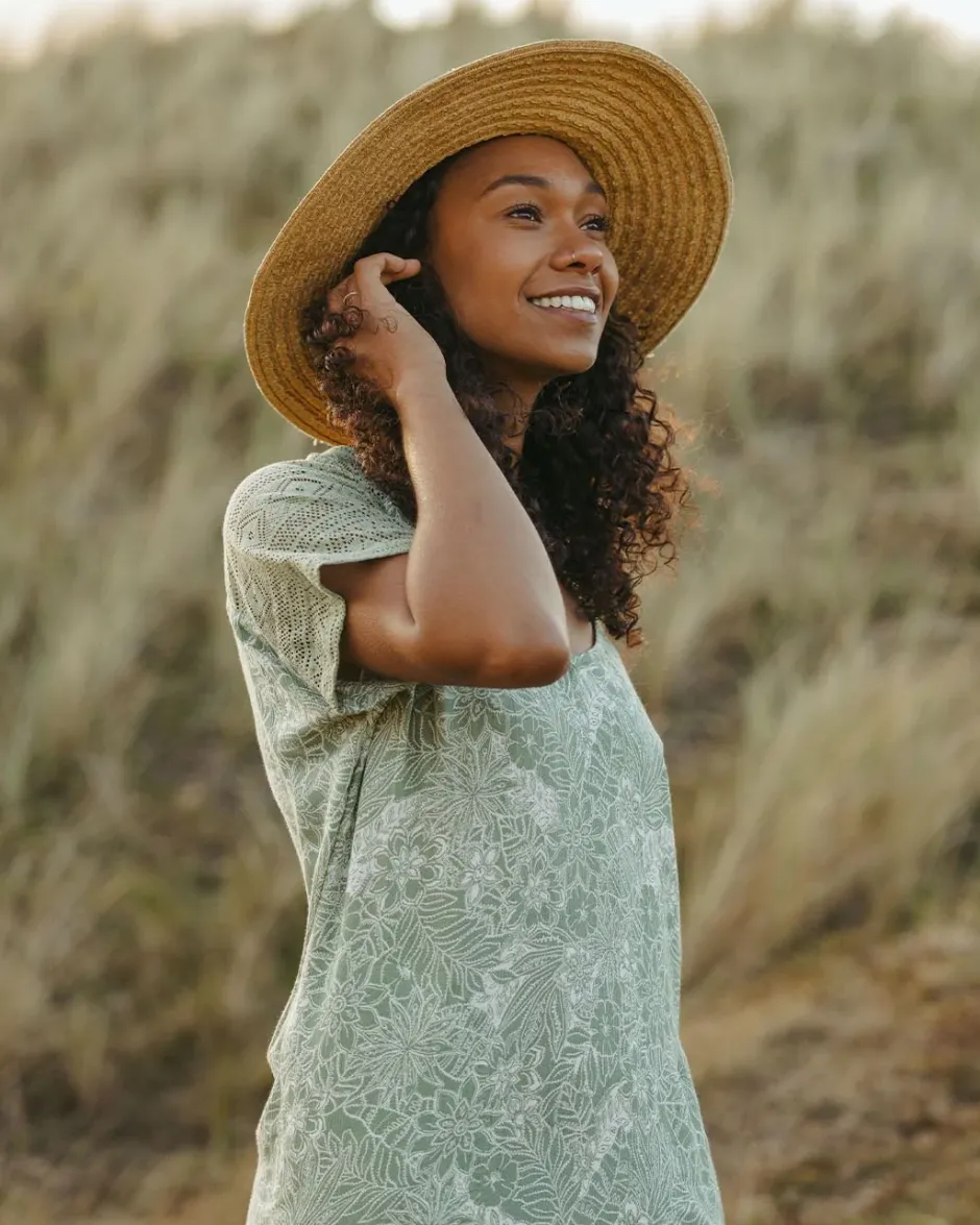 Dresses & Skirts|Women's Outlet>Passenger Ambrose Oversized Dress Pistachio Floral