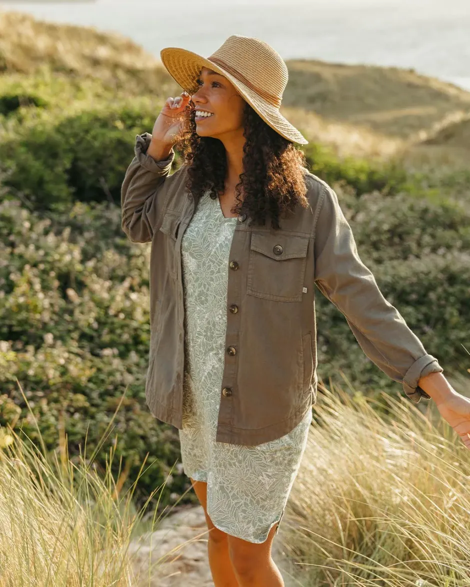Dresses & Skirts|Women's Outlet>Passenger Ambrose Oversized Dress Pistachio Floral