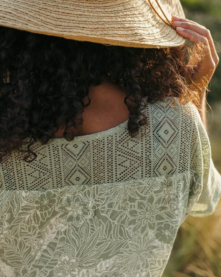 Dresses & Skirts|Women's Outlet>Passenger Ambrose Oversized Dress Pistachio Floral