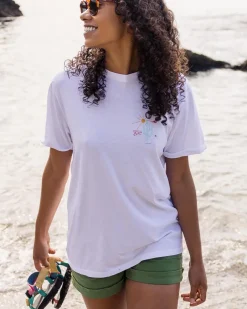 Tops & T-Shirts|Women's Outlet>Passenger Arabica Recycled Cotton Oversized T-Shirt White