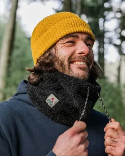 Accessories|Neckwear & Snoods>Passenger Ash Recycled Sherpa Fleece Snood Black
