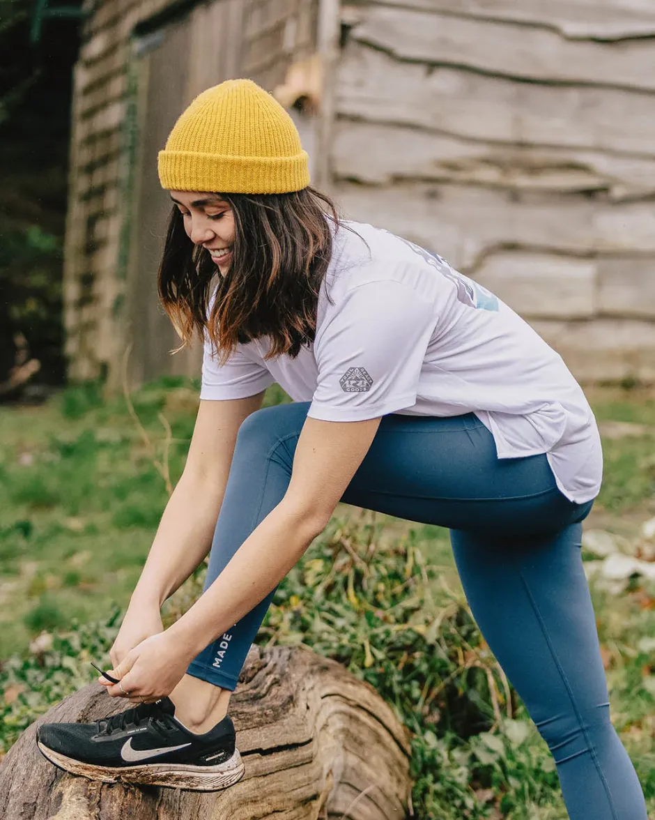 Tops & T-Shirts|Activewear>Passenger Aurora Recycled Active T-Shirt White