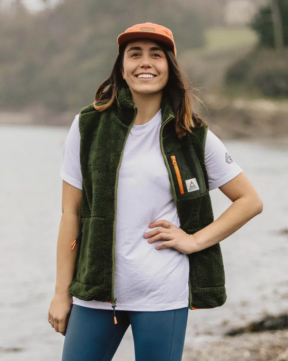 Tops & T-Shirts|Activewear>Passenger Aurora Recycled Active T-Shirt White