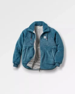 Fleece|Fleece>Passenger Awaken Recycled Deep-Pile Sherpa Fleece Washed Blue
