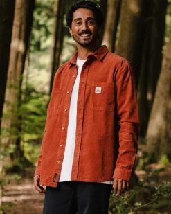 Shirts|Men's Outlet>Passenger Backcountry Cord Shirt Baked Clay