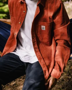 Shirts|Men's Outlet>Passenger Backcountry Cord Shirt Baked Clay