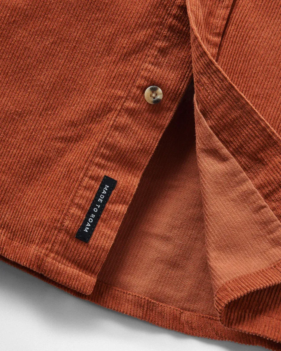 Shirts|Men's Outlet>Passenger Backcountry Cord Shirt Baked Clay
