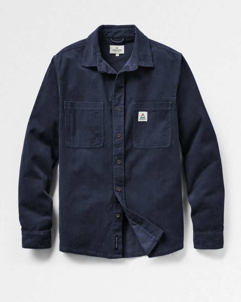Shirts|Best Sellers>Passenger Backcountry Cord Shirt Deep Navy