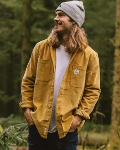 Shirts|Best Sellers>Passenger Backcountry Cord Shirt Mustard Gold