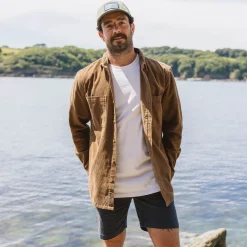 Shirts|Men's Outlet>Passenger Backcountry Cord Shirt Coconut