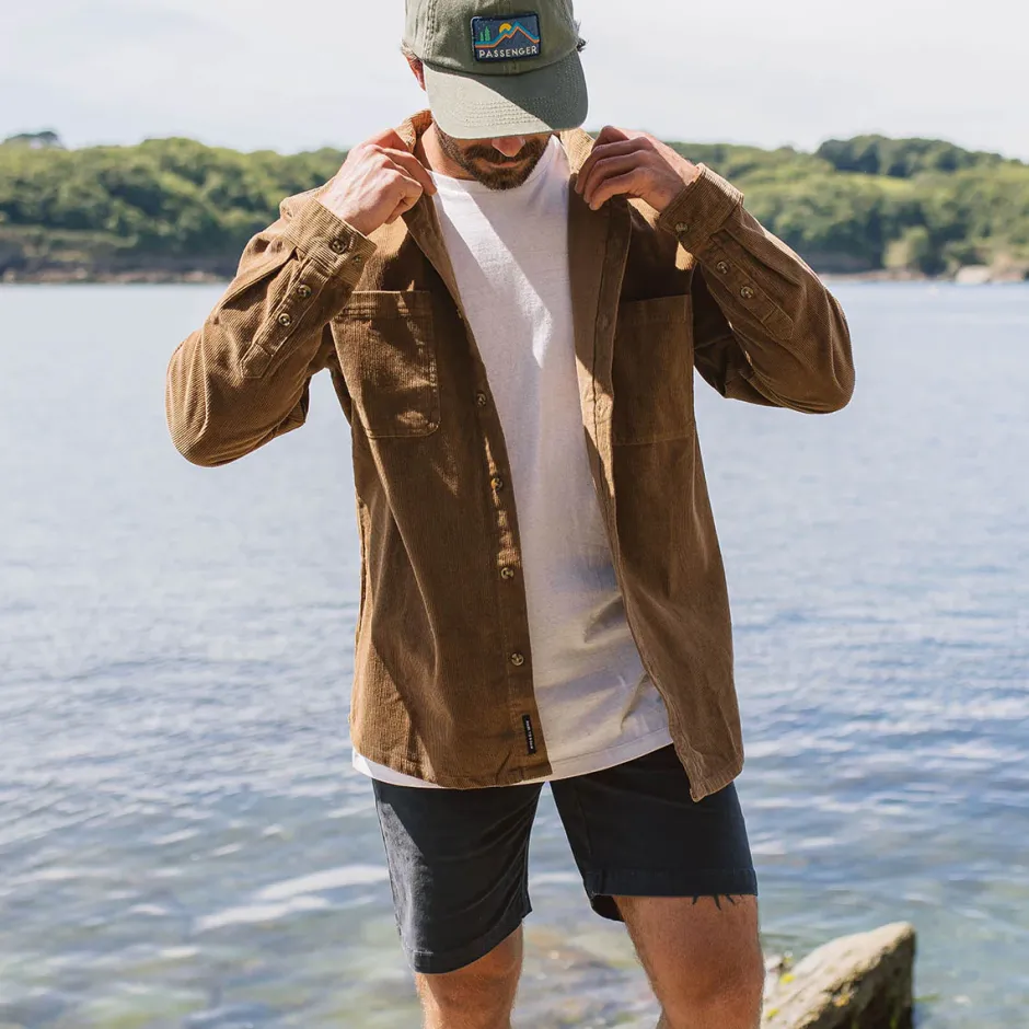Shirts|Men's Outlet>Passenger Backcountry Cord Shirt Coconut