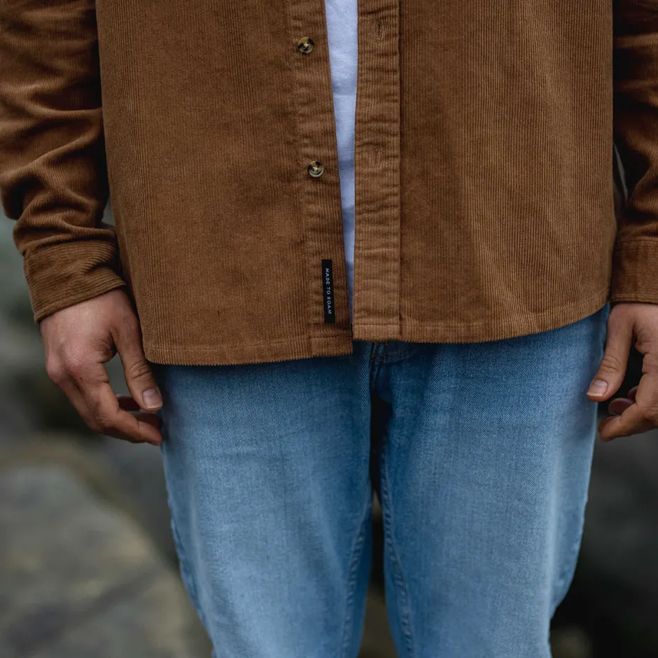 Shirts|Men's Outlet>Passenger Backcountry Cord Shirt Coconut