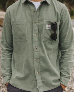 Shirts|Best Sellers>Passenger Backcountry Cord Shirt Pistachio