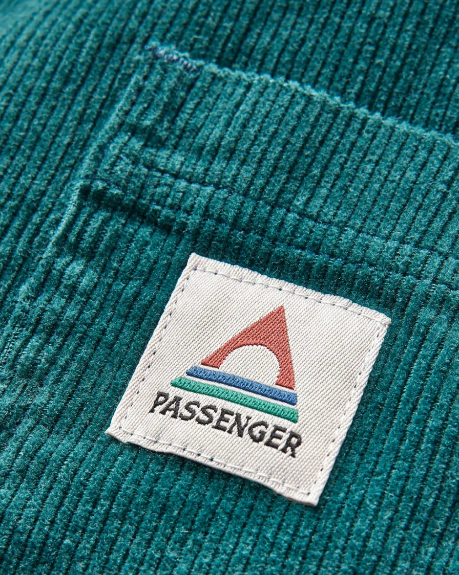 Shirts|Men's Outlet>Passenger Backcountry Cord Shirt Storm Green