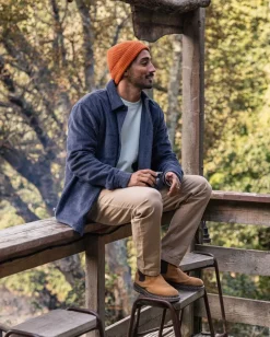 Shirts|Overshirts>Passenger Balsa Cord Overshirt Charcoal