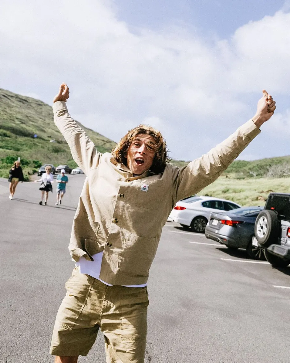 Shirts|Overshirts>Passenger Balsa Organic Cotton Overshirt Biscuit