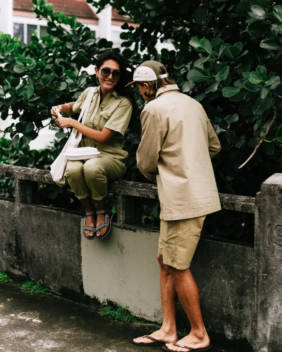Shirts|Overshirts>Passenger Balsa Organic Cotton Overshirt Biscuit