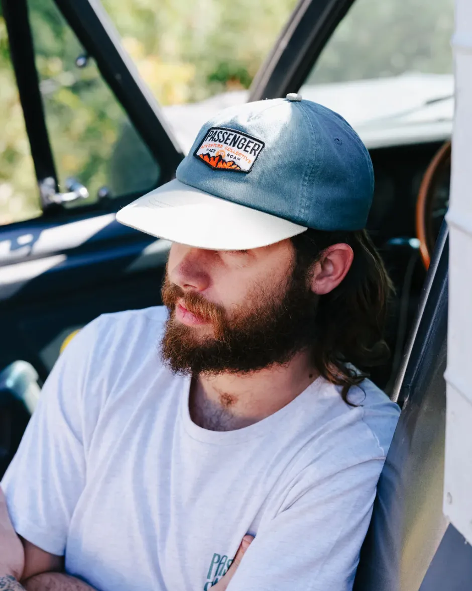Accessories|Caps & Hats>Passenger Barrel Recycled Low Profile Cap Deep Ocean