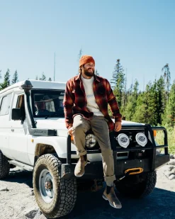 Shirts|Winter Road Trip Essentials>Passenger Barren Heavyweight Overshirt Wine