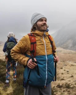 Water Resistant|Insulated>Passenger Base Recycled Thermore® Insulated Jacket Dusty Ochre/ Corsair Blue