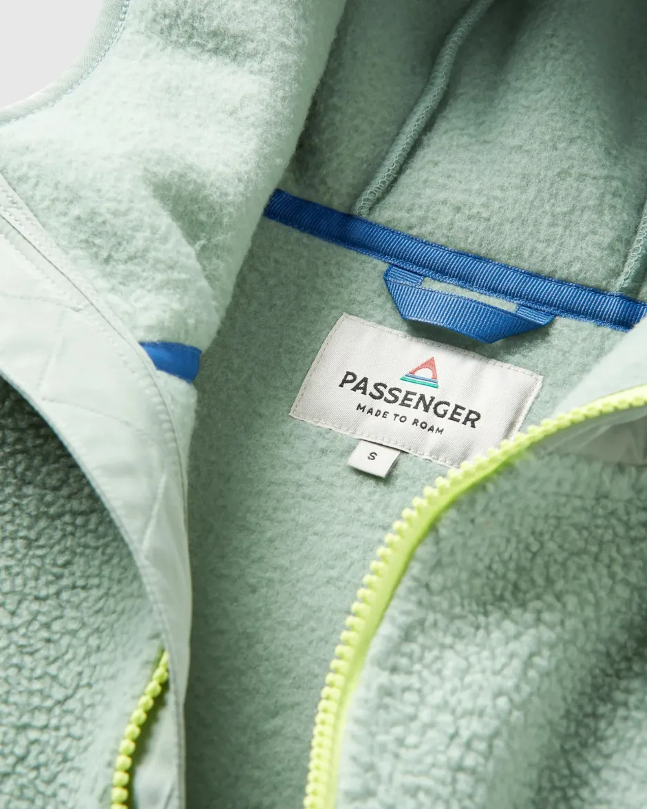 Fleece|Fleece>Passenger Beebalm Recycled Sherpa Fleece Vest Pistachio