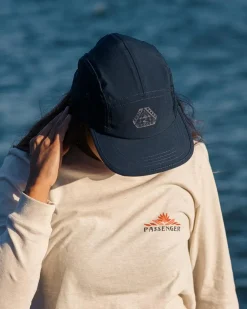 Accessories|Caps & Hats>Passenger Beyond Recycled 5 Panel Cap Deep Navy