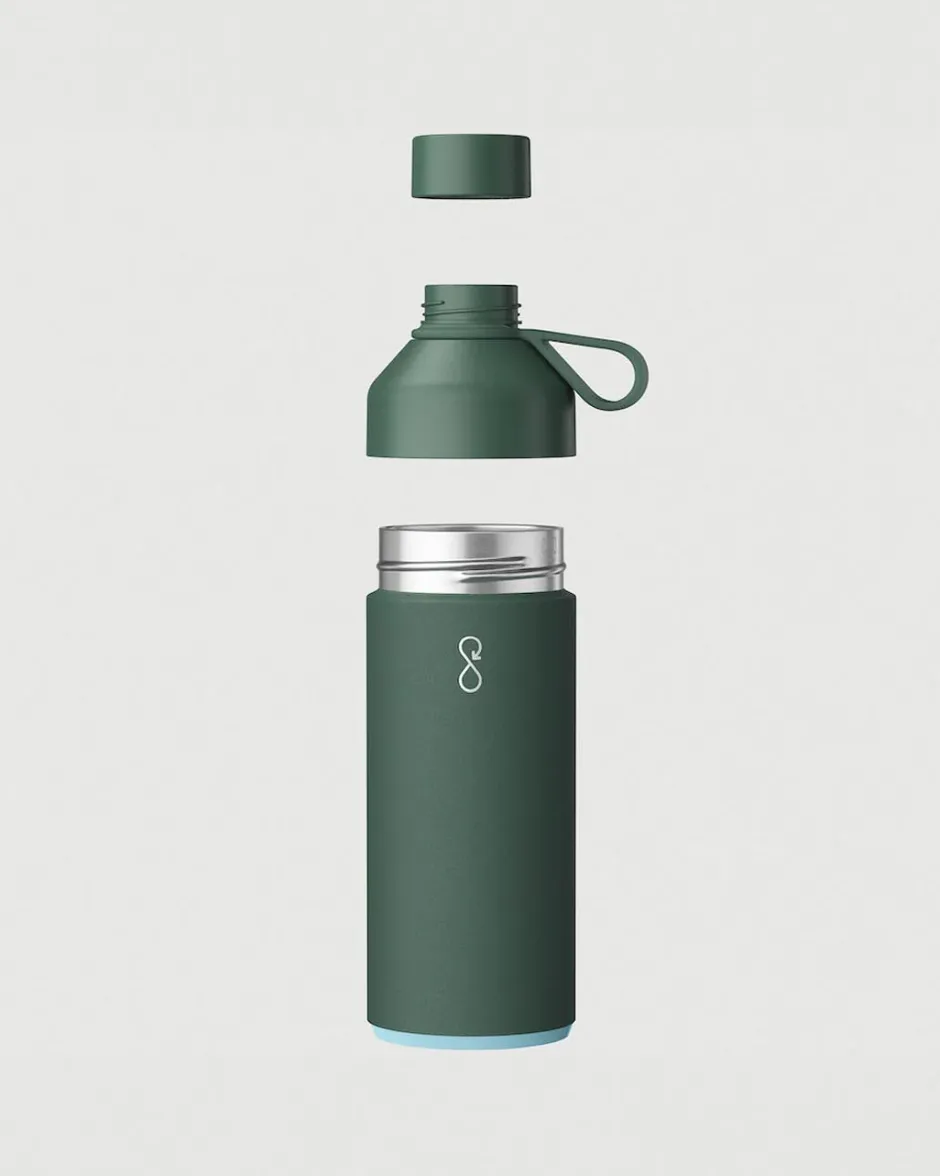 Outdoor Living|Outdoor Living>Floris van Bommel Big Ocean Bottle 1 Litre Passenger Forest Green