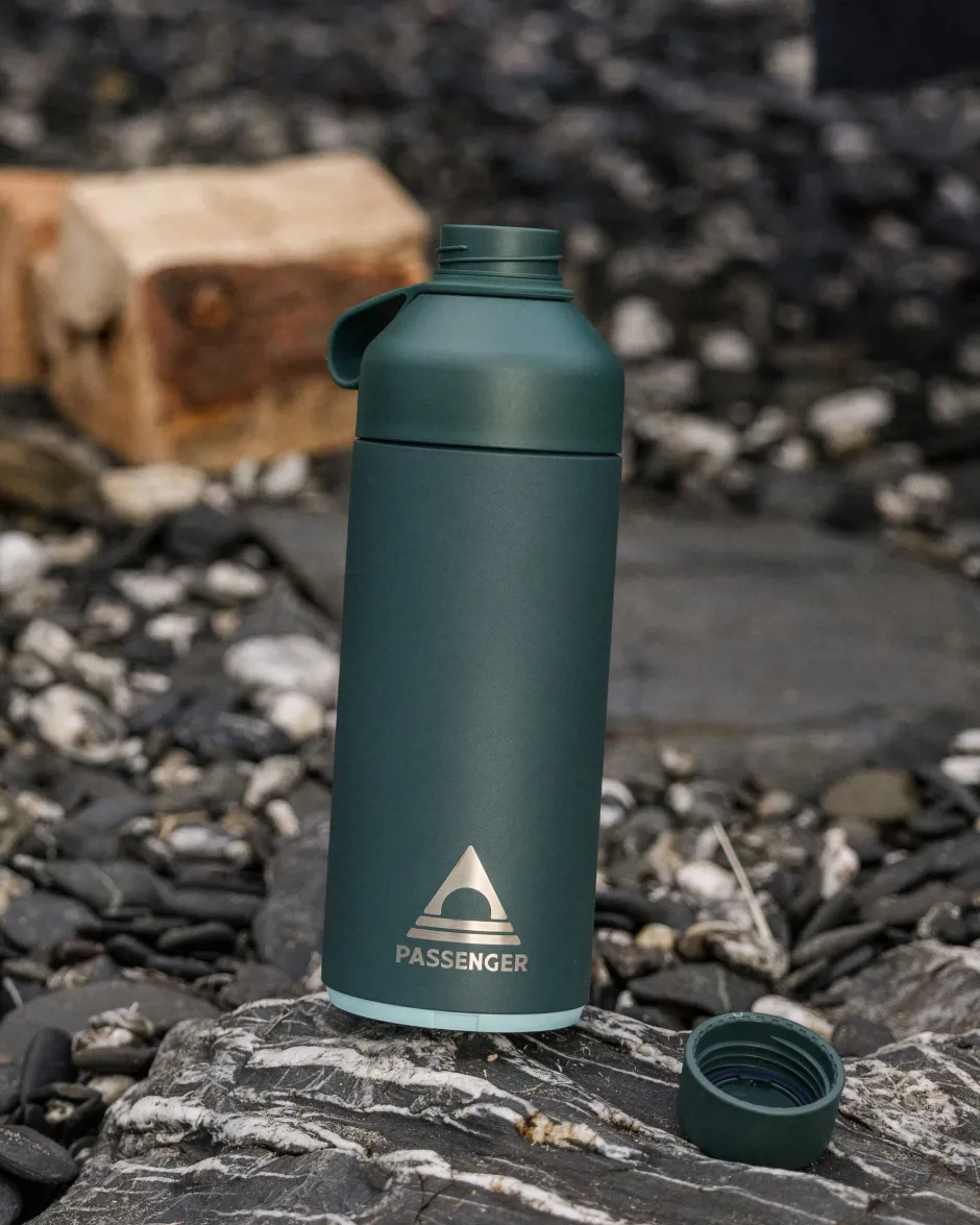 Outdoor Living|Outdoor Living>Floris van Bommel Big Ocean Bottle 1 Litre Passenger Forest Green