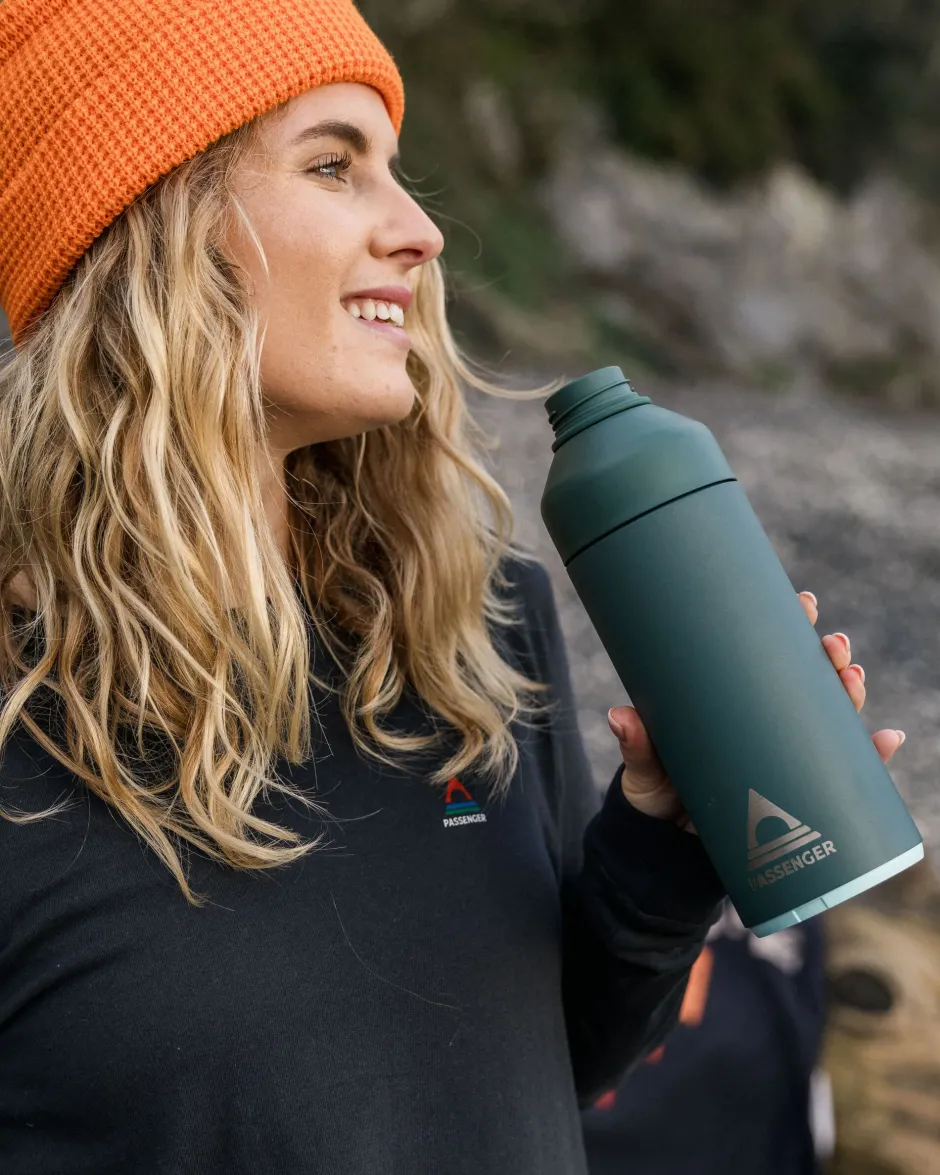 Outdoor Living|Outdoor Living>Floris van Bommel Big Ocean Bottle 1 Litre Passenger Forest Green