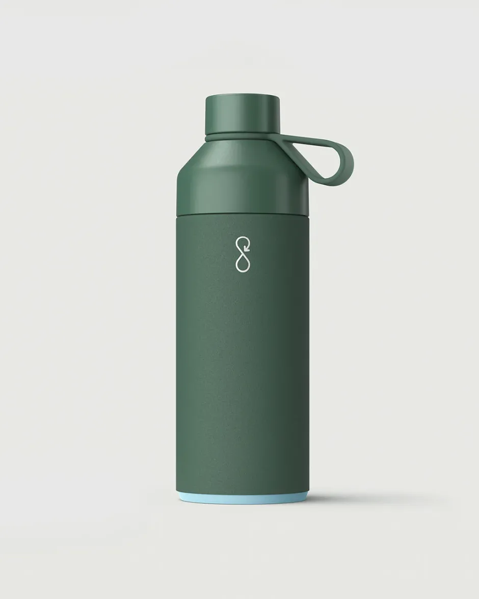 Outdoor Living|Outdoor Living>Floris van Bommel Big Ocean Bottle 1 Litre Passenger Forest Green